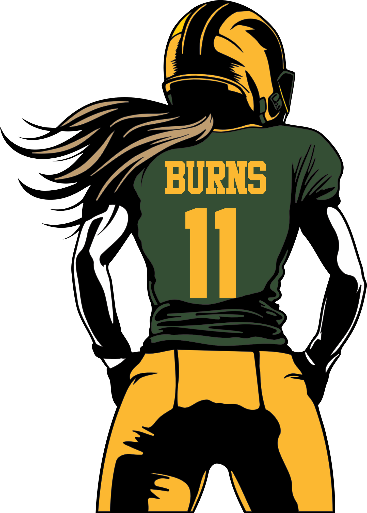 BLCF - Football Player Decal
